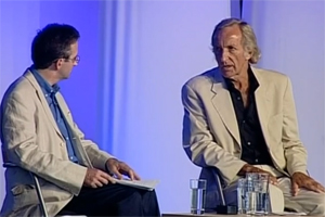 Anthony Hayward and John Pilger, Hay Festival 2006